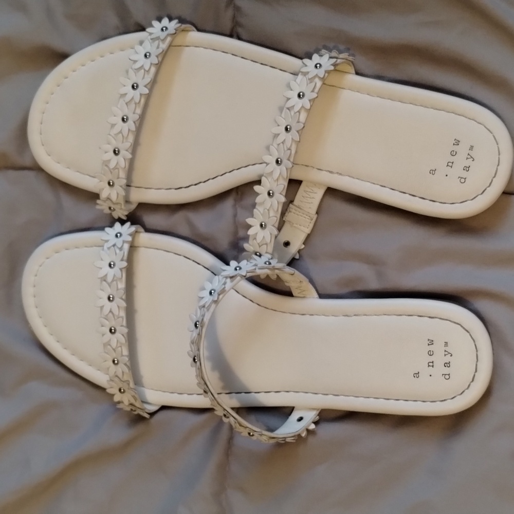Sandals, white